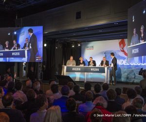 Press conference of the Vendee Globe 2016 with skippers presentation at Pavillon Gabriel in Paris, France, on february 3, 2016 - Photo Jean Marie Liot / DPPI