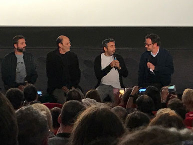 Avant-Première du film "Le Sens de la Fête" en présence des réalisateurs Eric Toledano et Olivier Nakache et de l'acteur Jean-Pierre Bacri