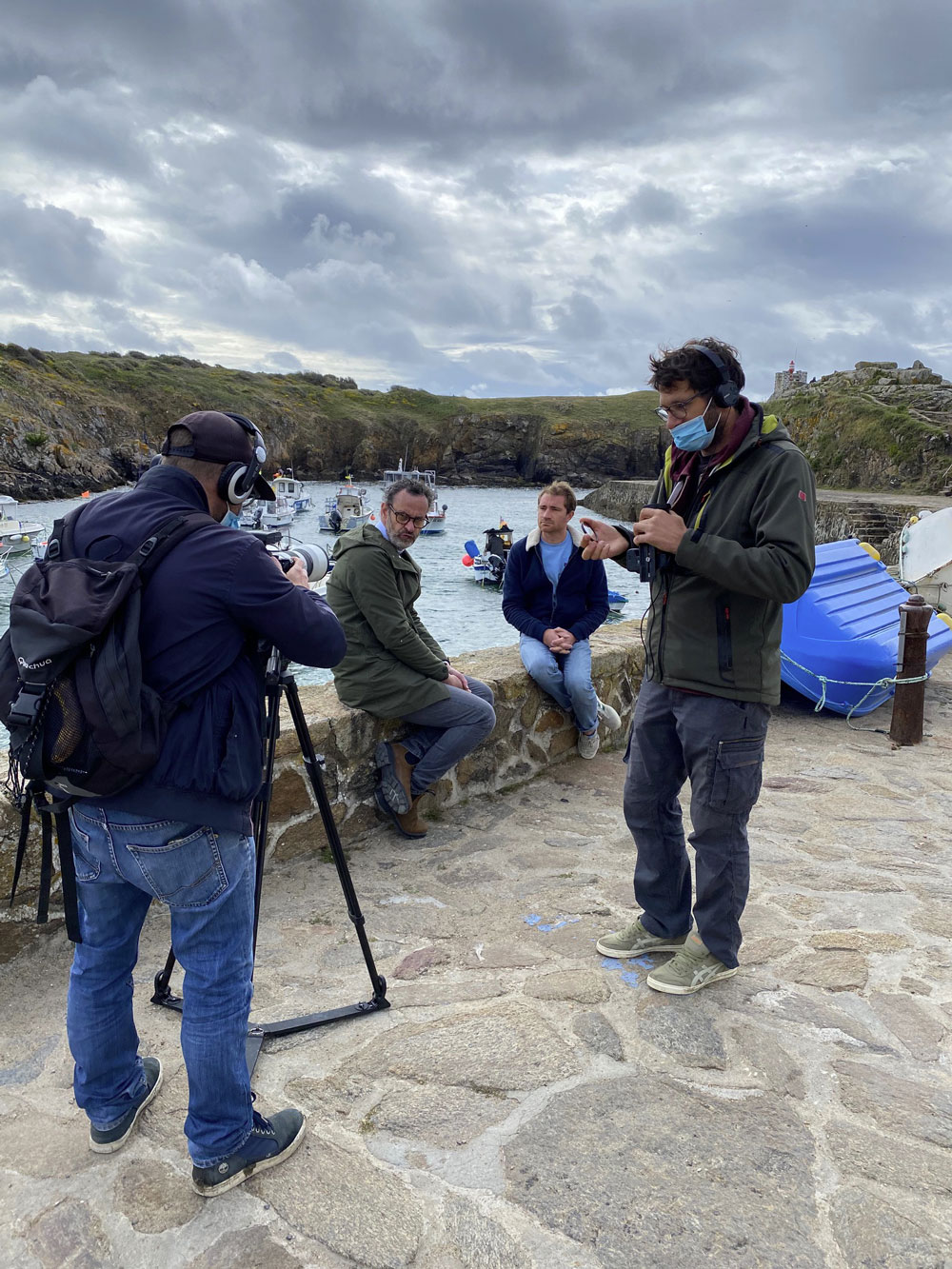 Tournage pour les éoliennes en mer Yeu Noirmoutier