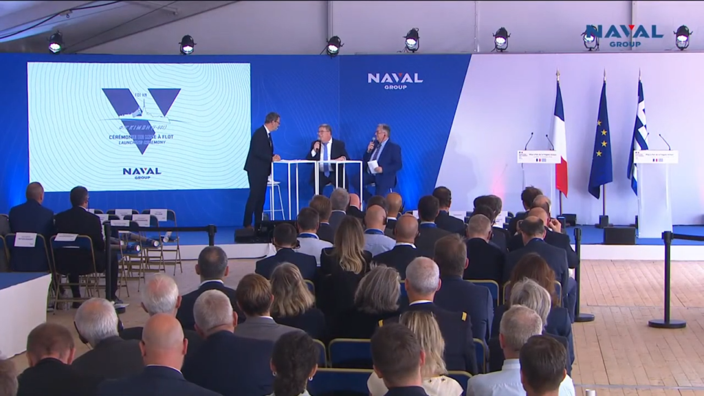 Naval Group - Mise à flot FDI Kimon 00-26-10